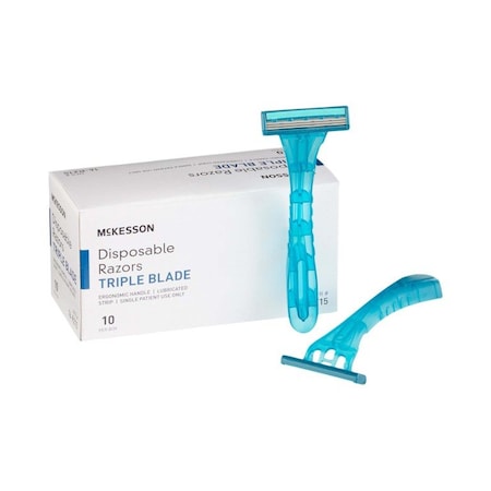 Mckesson Triple Blade Disposable Razors, 500PK 16-RZ15